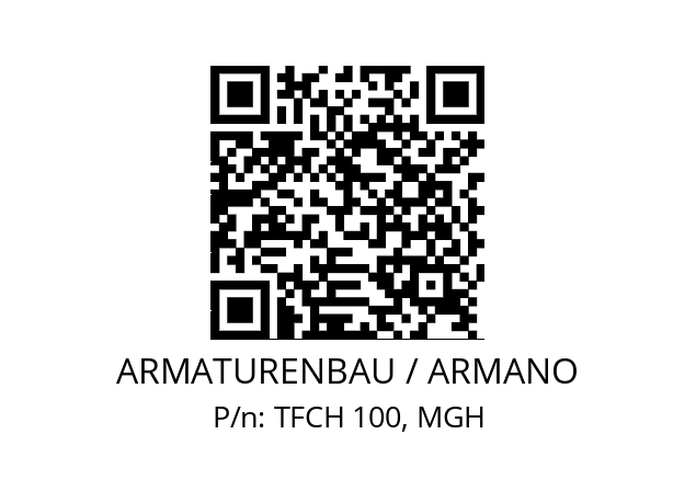   ARMATURENBAU / ARMANO TFCH 100, MGH