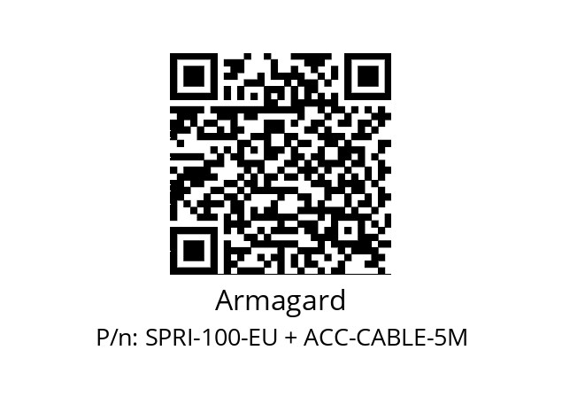   Armagard SPRI-100-EU + ACC-CABLE-5M