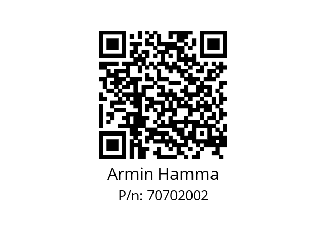   Armin Hamma 70702002