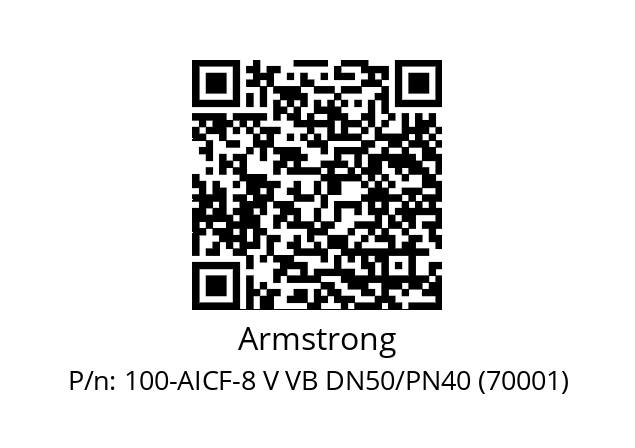   Armstrong 100-AICF-8 V VB DN50/PN40 (70001)