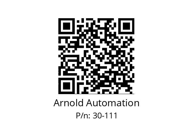   Arnold Automation 30-111