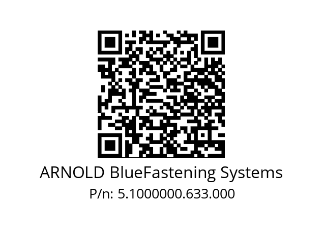   ARNOLD BlueFastening Systems 5.1000000.633.000