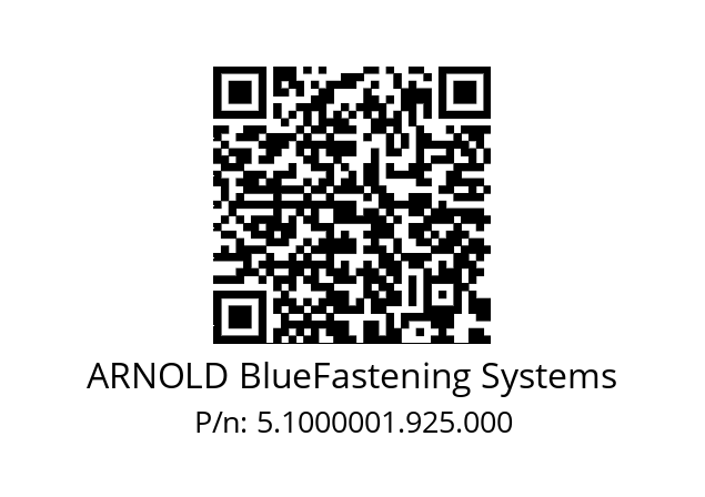   ARNOLD BlueFastening Systems 5.1000001.925.000