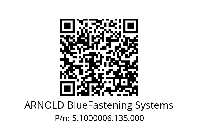   ARNOLD BlueFastening Systems 5.1000006.135.000