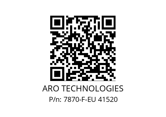   ARO TECHNOLOGIES 7870-F-EU 41520