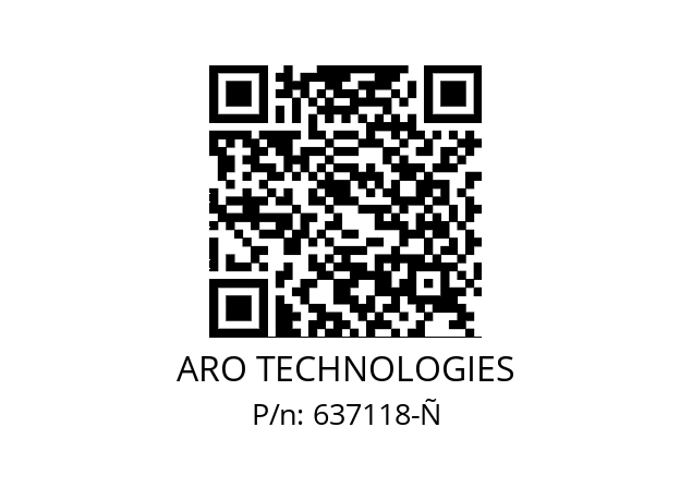   ARO TECHNOLOGIES 637118-Ñ