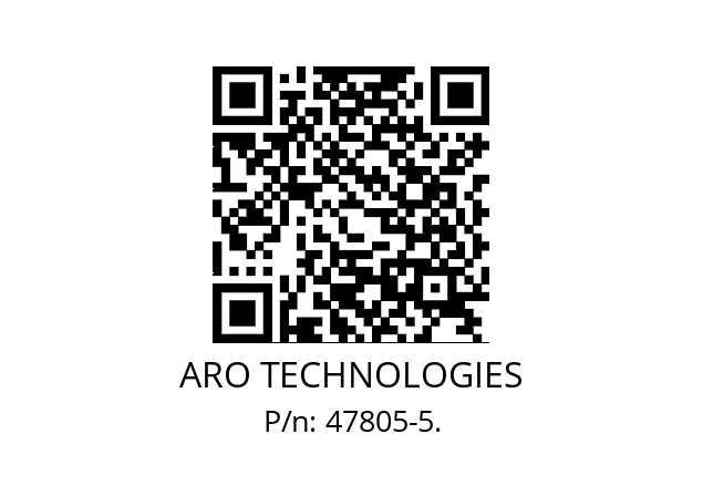   ARO TECHNOLOGIES 47805-5.