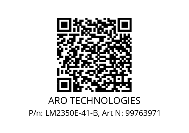   ARO TECHNOLOGIES LM2350E-41-B, Art N: 99763971