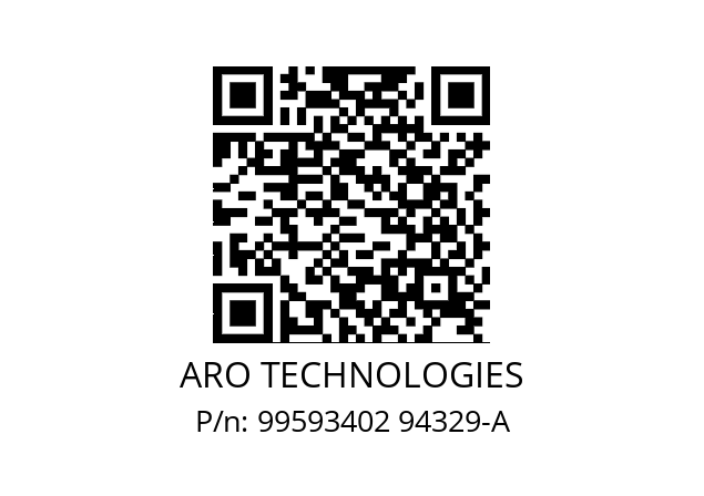   ARO TECHNOLOGIES 99593402 94329-A