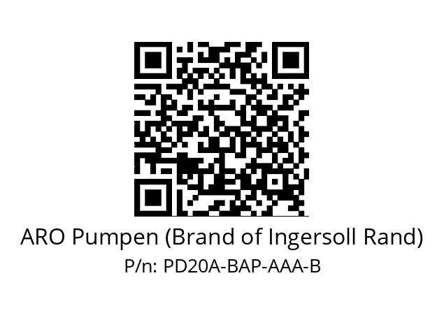   ARO Pumpen (Brand of Ingersoll Rand) PD20A-BAP-AAA-B