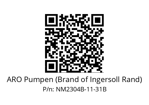   ARO Pumpen (Brand of Ingersoll Rand) NM2304B-11-31B