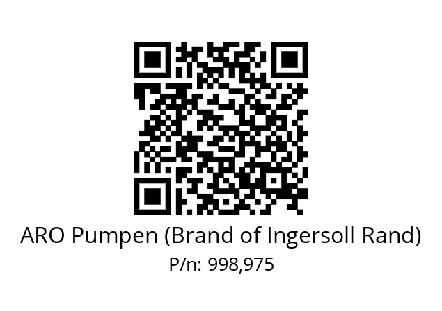   ARO Pumpen (Brand of Ingersoll Rand) 998,975