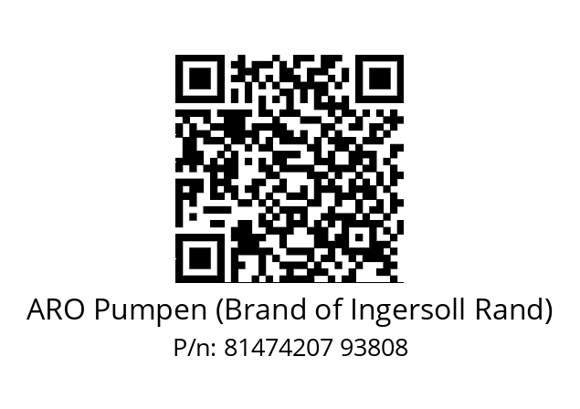   ARO Pumpen (Brand of Ingersoll Rand) 81474207 93808