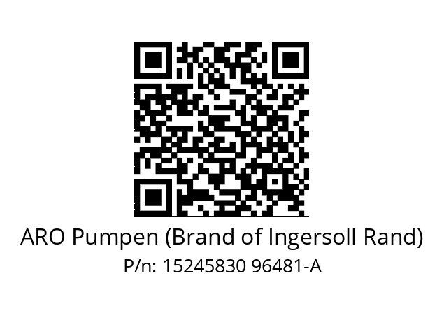   ARO Pumpen (Brand of Ingersoll Rand) 15245830 96481-A