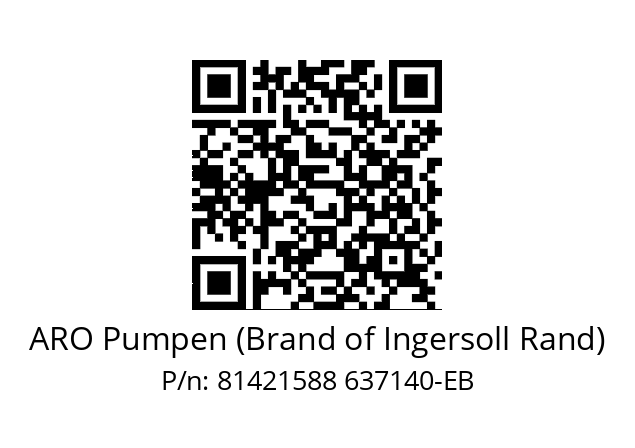   ARO Pumpen (Brand of Ingersoll Rand) 81421588 637140-EB