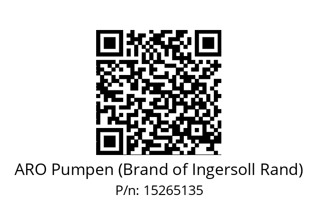   ARO Pumpen (Brand of Ingersoll Rand) 15265135