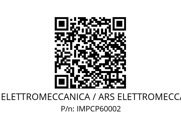  CP6/ST   A.R.S. ELETTROMECCANICA / ARS ELETTROMECCANICA IMPCP60002