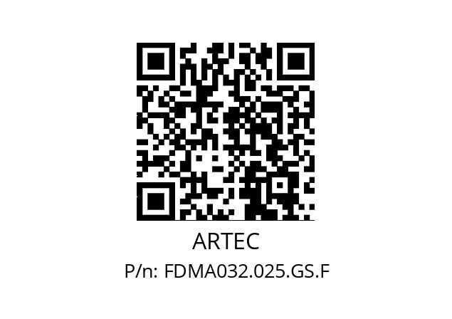   ARTEC FDMA032.025.GS.F