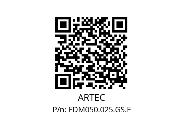   ARTEC FDM050.025.GS.F