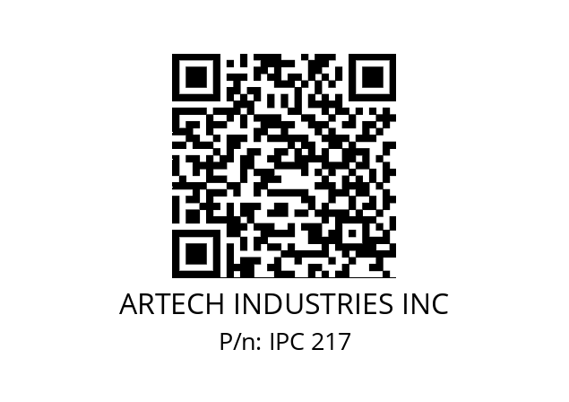   ARTECH INDUSTRIES INC IPC 217