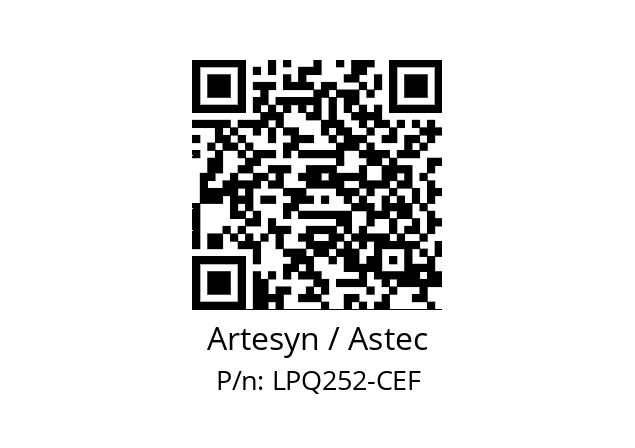   Artesyn / Astec LPQ252-CEF