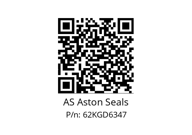   AS Aston Seals 62KGD6347