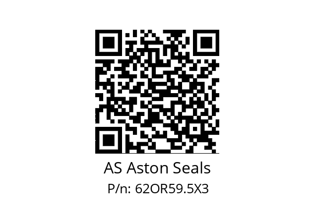   AS Aston Seals 62OR59.5X3