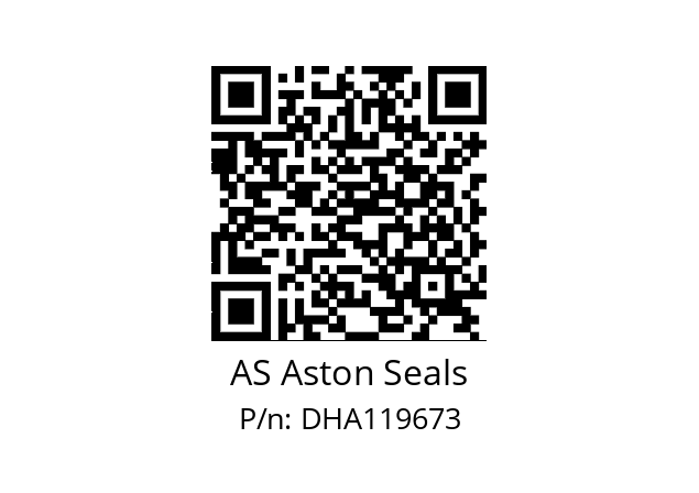   AS Aston Seals DHA119673