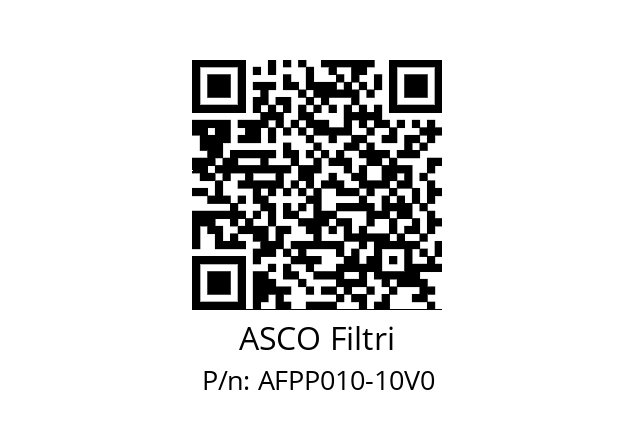   ASCO Filtri AFPP010-10V0