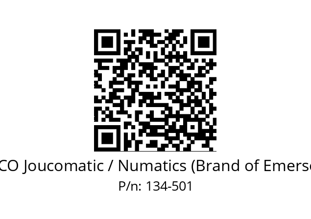   ASCO Joucomatic / Numatics (Brand of Emerson) 134-501