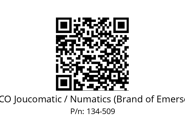   ASCO Joucomatic / Numatics (Brand of Emerson) 134-509