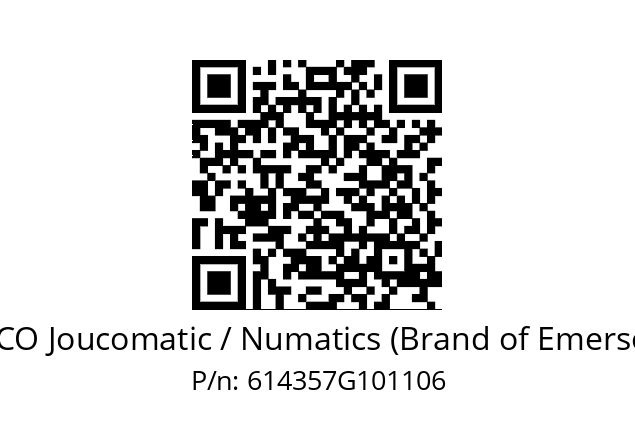   ASCO Joucomatic / Numatics (Brand of Emerson) 614357G101106