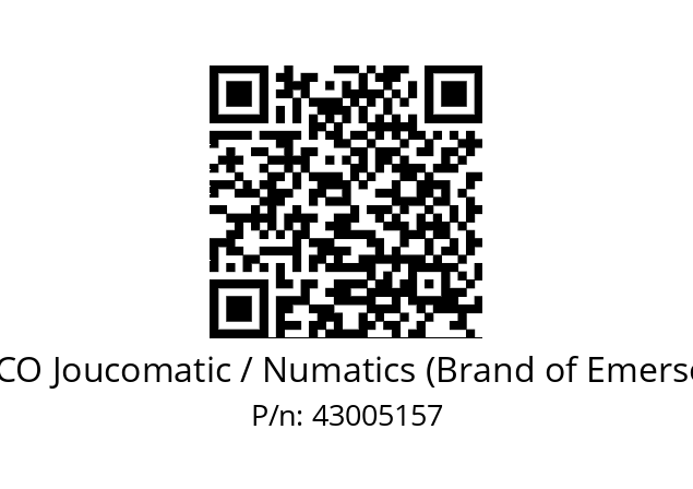   ASCO Joucomatic / Numatics (Brand of Emerson) 43005157