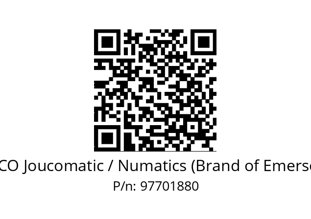   ASCO Joucomatic / Numatics (Brand of Emerson) 97701880