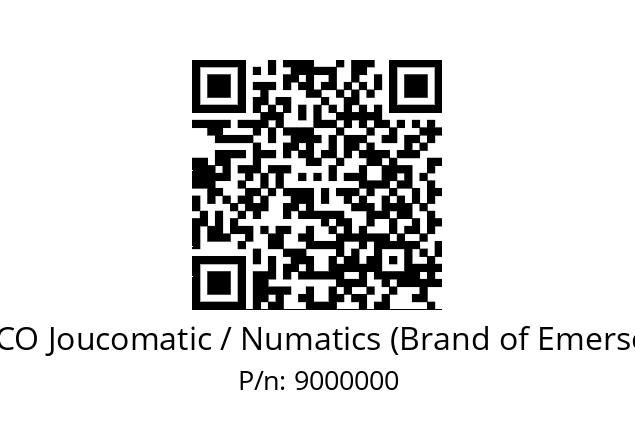   ASCO Joucomatic / Numatics (Brand of Emerson) 9000000