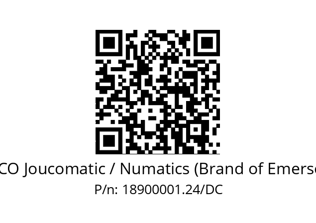   ASCO Joucomatic / Numatics (Brand of Emerson) 18900001.24/DC