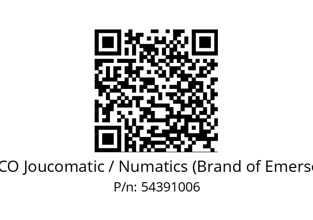   ASCO Joucomatic / Numatics (Brand of Emerson) 54391006