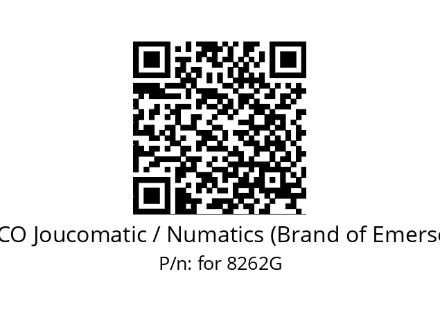   ASCO Joucomatic / Numatics (Brand of Emerson) for 8262G