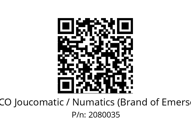   ASCO Joucomatic / Numatics (Brand of Emerson) 2080035