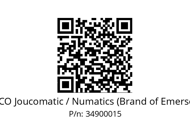   ASCO Joucomatic / Numatics (Brand of Emerson) 34900015