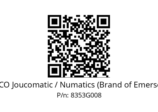   ASCO Joucomatic / Numatics (Brand of Emerson) 8353G008