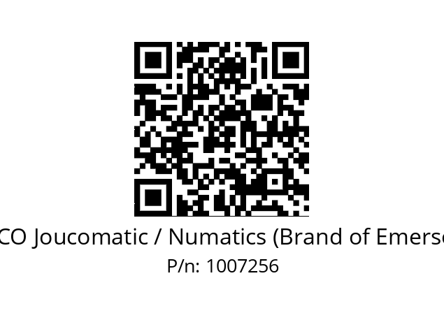   ASCO Joucomatic / Numatics (Brand of Emerson) 1007256