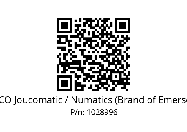   ASCO Joucomatic / Numatics (Brand of Emerson) 1028996