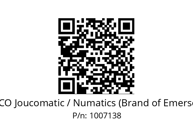   ASCO Joucomatic / Numatics (Brand of Emerson) 1007138