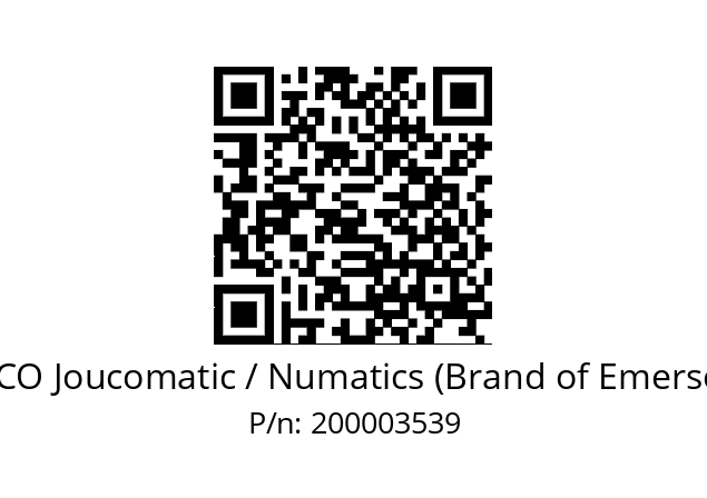   ASCO Joucomatic / Numatics (Brand of Emerson) 200003539