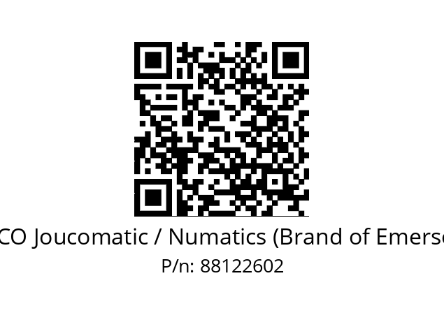   ASCO Joucomatic / Numatics (Brand of Emerson) 88122602