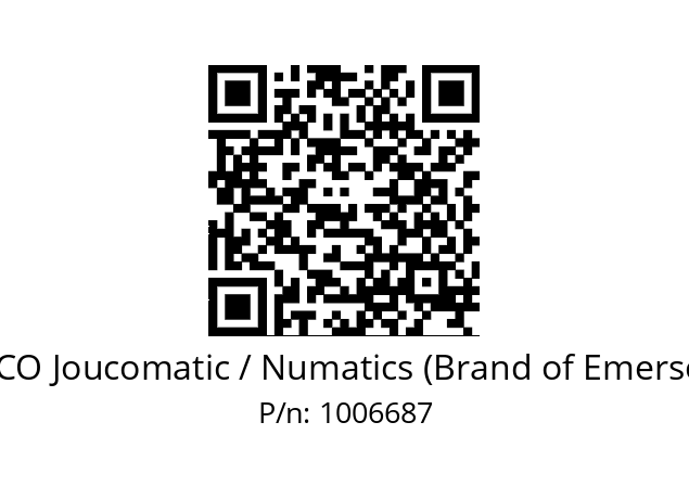   ASCO Joucomatic / Numatics (Brand of Emerson) 1006687