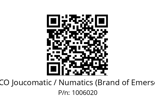   ASCO Joucomatic / Numatics (Brand of Emerson) 1006020