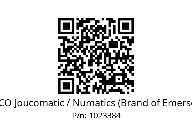   ASCO Joucomatic / Numatics (Brand of Emerson) 1023384