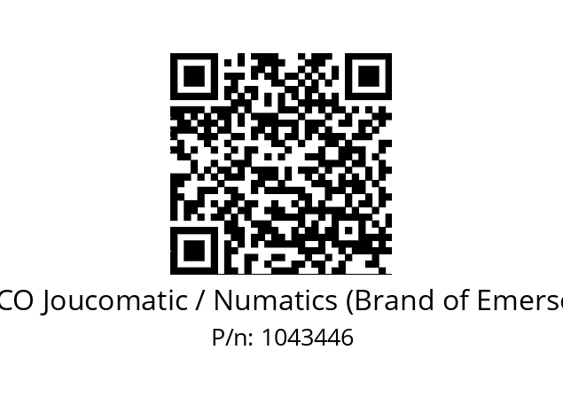   ASCO Joucomatic / Numatics (Brand of Emerson) 1043446